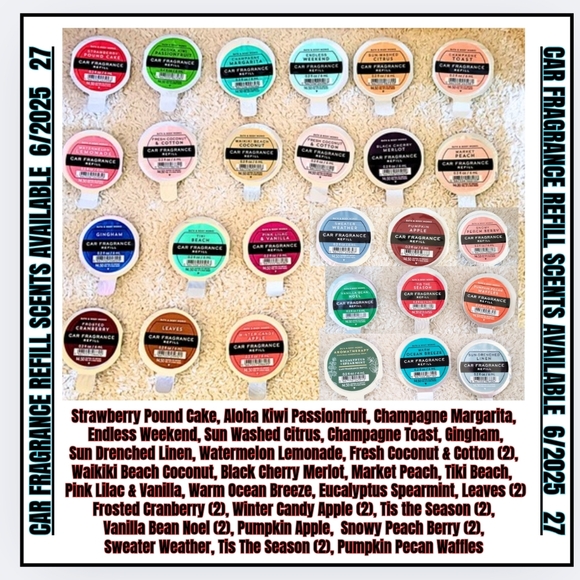 🔥2-ITEMS /  1-Vent Clip & 1-Scent (YOU PICK SCENT) / NEW / BBW - Picture 3 of 4